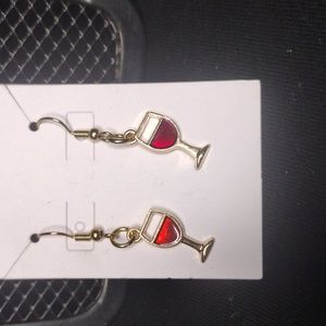 Wine Glass Earrings